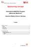 Sponsoring concept. International MD/PhD Program Molecular Medicine. Hannover Medical School, Germany. Content. I. Mission and Aims 2