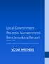Local Government Records Management Benchmarking Report
