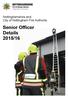 Nottinghamshire and City of Nottingham Fire Authority. Senior Officer Details 2015/16