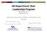UB Department Chair Leadership Program Workshop # 3 November 24, 2015