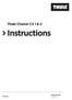 Thule Chariot CX 1 & 2 Instructions