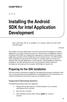 Installing the Android SDK for Intel Application Development