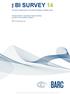 BI SURVEY 14. The world s largest survey of business intelligence software users