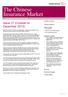 The Chinese Insurance Market