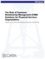 Whitepaper The Role of Customer Relationship Management (CRM) Solutions for Financial Services Organizations