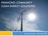 FINANCING COMMUNITY CLEAN ENERGY SOLUTIONS. Ryan Romaneski, Northwest SEED