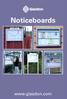 Noticeboards. www.glasdon.com