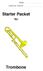 Starter Packet for Trombone