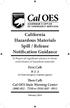 California Hazardous Materials Spill / Release Notification Guidance