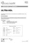 This package insert contains information to run the Ultra HDL assay on the ARCHITECT c Systems and the AEROSET System.