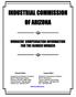 INDUSTRIAL COMMISSION OF ARIZONA