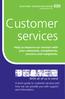 Customer services. Help us improve our services with your comments, compliments, concerns and complaints. With all of us in mind