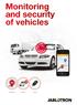 Monitoring and security of vehicles