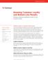 Boosting Customer Loyalty and Bottom Line Results