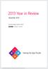 2013 Year in Review. Solving the App-Puzzle. December 2013. By Christel Schoger, Analyst at Distimo. Publication - Year 2013