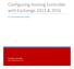 Configuring Hosting Controller with Exchange 2013 & 2016