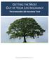 GETTING THE MOST OUT OF YOUR LIFE INSURANCE