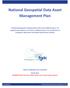National Geospatial Data Asset Management Plan