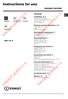 Instructions for use WASHING MACHINE. Contents WIE 147 X