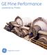 GE Mine Performance powered by Predix