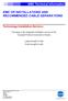 EMC OF INSTALLATIONS AND RECOMMENDED CABLE SEPARATIONS