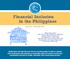 Financial Inclusion in the Philippines