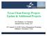 Texas Clean Energy Project: Update & Additional Projects