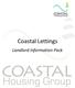 Coastal Lettings. Landlord Information Pack