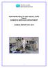NORTHERN HEALTH AND SOCIAL CARE TRUST DOMESTIC SERVICES DEPARTMENT ANNUAL REPORT 2012-2013