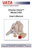Chester Chest Model 2400 User s Manual