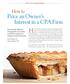 Price an Owner s Interest in a CPA Firm