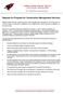 Request for Proposal for Construction Management Services
