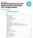 HP D6000 Disk Enclosure 4,000 Mailbox Resiliency Exchange 2013 storage solution