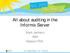 All about auditing in the Informix Server. Mark Jamison IBM Session F08