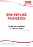 SMS SERVICE PROVISION