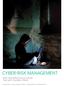 CYBER-RISK MANAGEMENT WHY HACKERS COULD CAUSE THE NEXT GLOBAL CRISIS RAJ BECTOR CLAUS HERBOLZHEIMER SANDRO MELIS ROBERT PARISI
