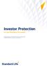 Investor Protection for your Standard Life product