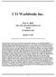 UTi Worldwide Inc. FISCAL 2002 SECOND QUARTER RESULTS WITH COMMENTARY. September 14, 2001 - 1 -