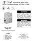 T-K2 Instantaneous Water Heater Installation Manual and Owner s Guide