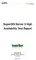 SuperGIS Server 3 High Availability Test Report