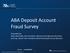 ABA Deposit Account Fraud Survey