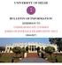 UNIVERSITY OF DELHI BULLETIN OF INFORMATION
