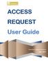 ACCESS REQUEST User Guide