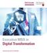 Executive MBA in Digital Transformation