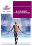 BODY BUILDING AND FITNESS CERTIFICATIONS IFBB ACADEMY IFBB ACADEMY STUDENT HANDBOOK