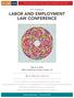 LABOR AND EMPLOYMENT LAW CONFERENCE