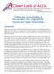 Closer Look at ACOs. Putting the Accountability in Accountable Care Organizations: Payment and Quality Measurements. Introduction