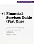 Financial Services Guide (Part One)