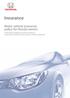 Insurance. Motor vehicle insurance policy for Honda owners