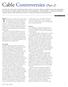 Cable Controversies (Part 2)